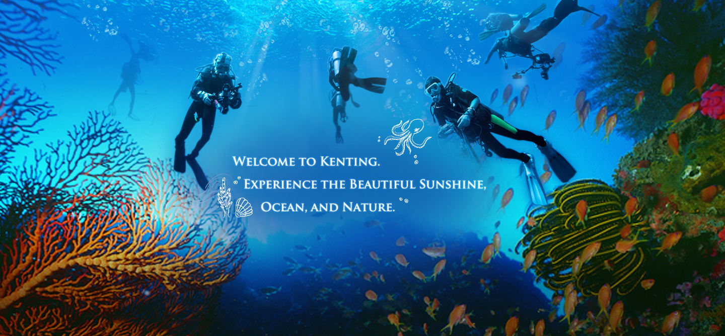 Come to Kenting and experience footloose visit around in the ocean like fish.