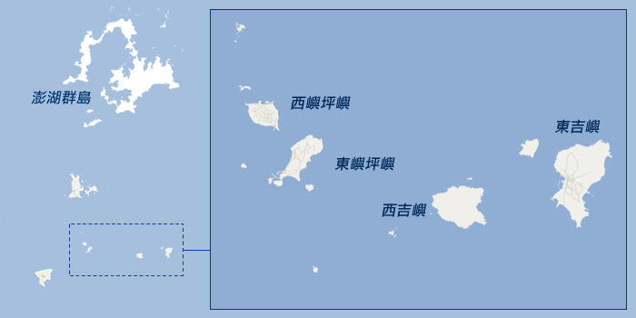 澎湖南方四島示意圖 (海洋國家公園管理處資料提供、臺灣國家公園電子報編輯組繪製)