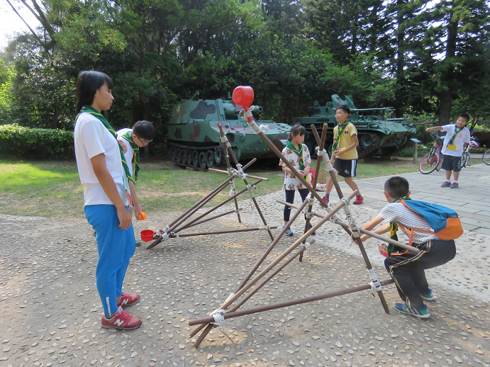 由遊戲闖關增進青少年 認識環境生態的機會  (金門國家公園管理處提供)