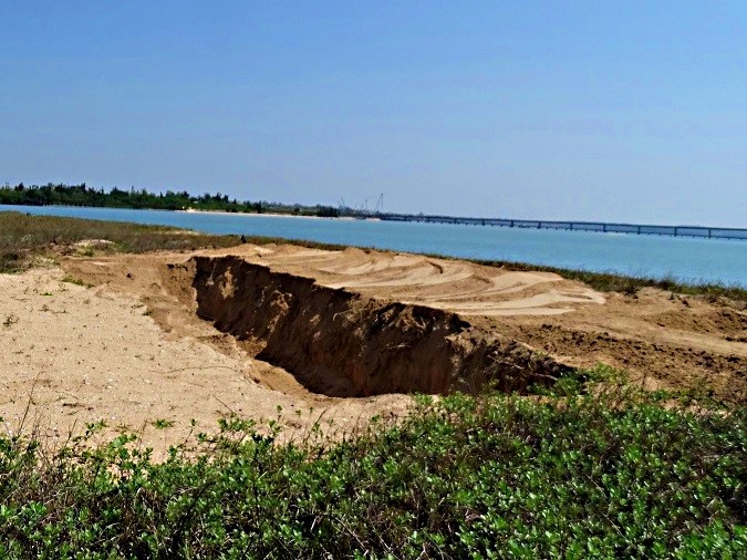 This year (2018), the Cihu Triangle Fortress habitat is expanded to the small trenches area and the habitat next to the Boat-Shaped Fortres