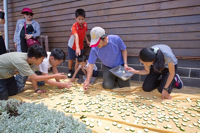 Participants were also taught about local farming and fishing methods