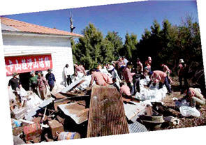 In a campaign to clean up Cika Cabin in March 2010, 608 kg of garbage were picked up