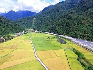 Bird’s-eye view of Nanan settlement.