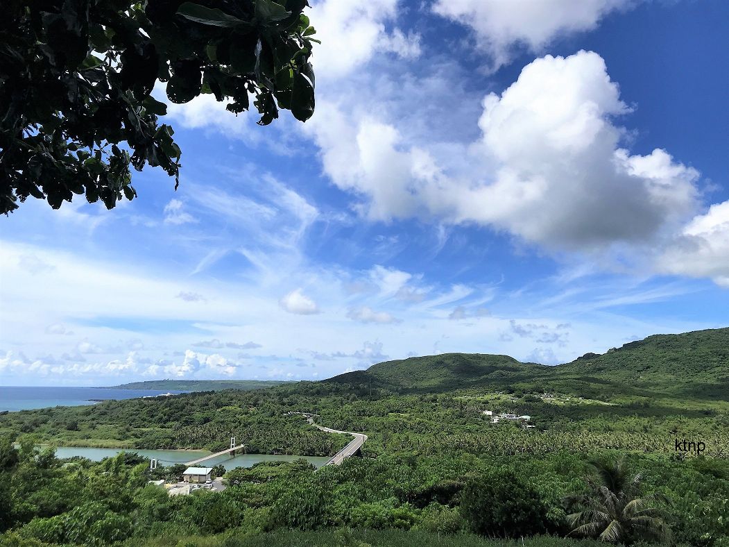 從茶山鳥瞰港口溪(墾丁國家公園管理處提供)
