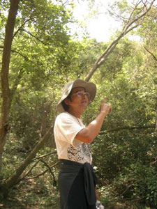 《浯州芳草》作者廖東坤，對金門植物如數家珍。