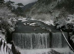 一號壩雪景