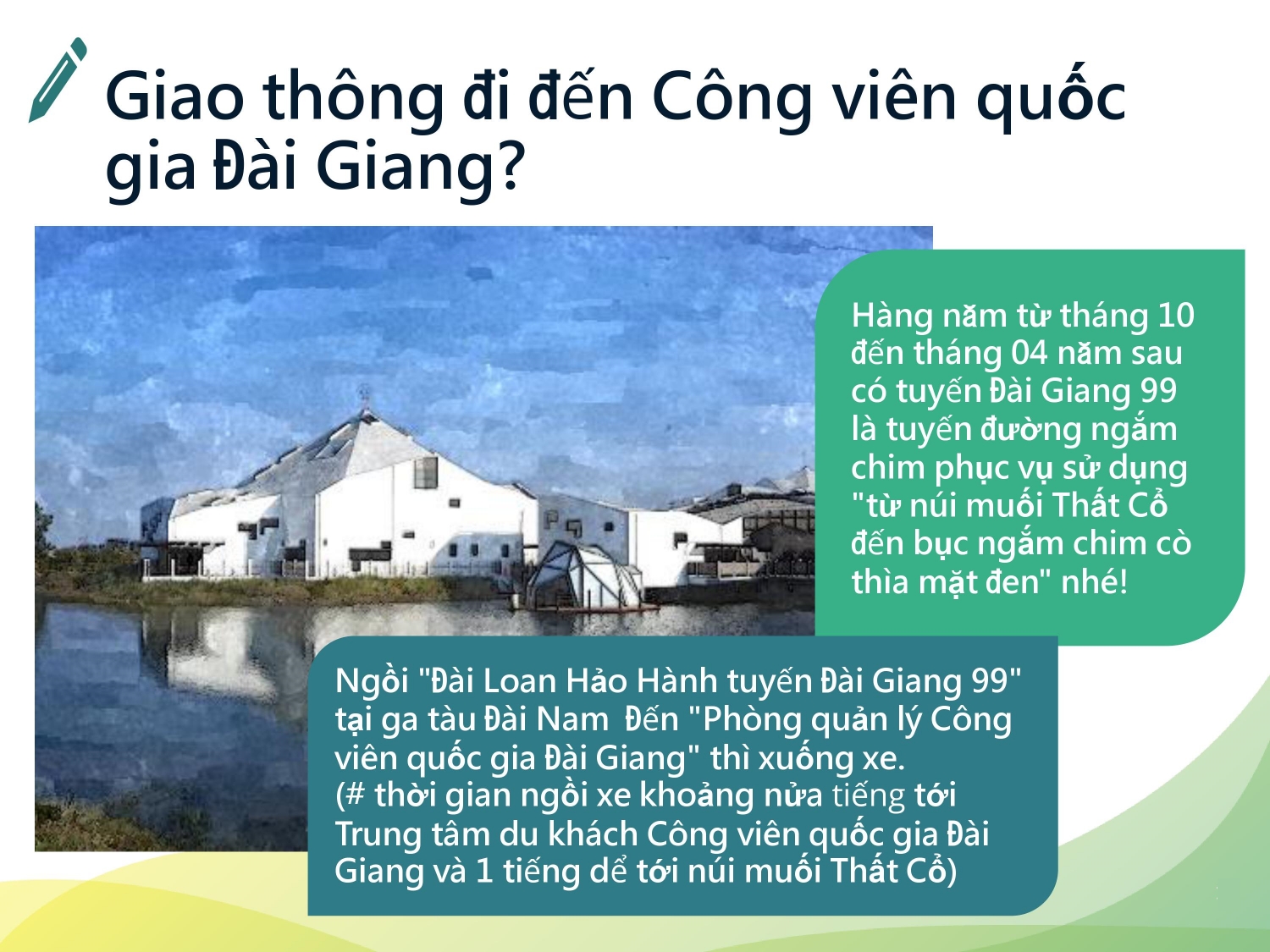 Giao thông đi đến Công viên quốc gia bốn đảo phía Nam Bằng Hồ?Tổng cộng có ba bức ảnh