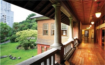 The Japanese styled near Beitou Hot Spring park. Shown here is Beitou Hot Spring Museum