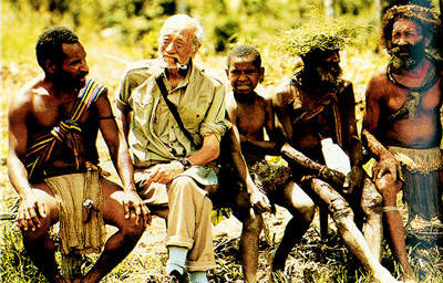 Max Liu and the Huil people, photographed in 1993