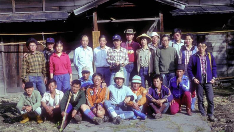 Document photos taken respectively in Siouguluan Mountain and Dafen workstations in Yushan National Park