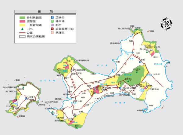 Kinmen map